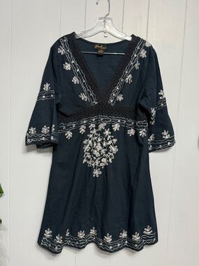 #18) Beach By Exist Navy Cotton Dress